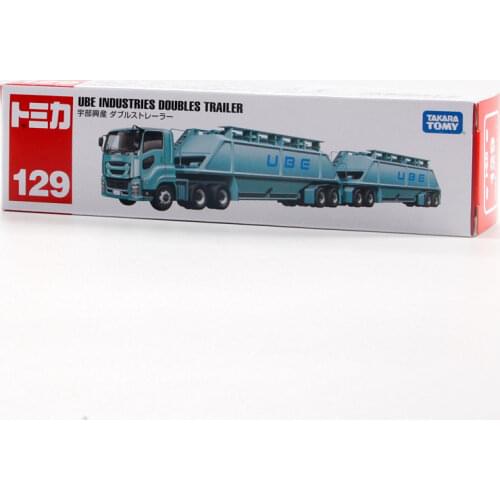 Takara Tomy Tomica UBE INDUSTRIES DOUBLES TRAILER Metal Diecast Vehicle Model Car New