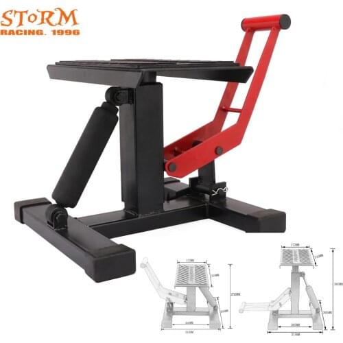 Motorcycle Universal Adjustable Lift Lift Stand Repairing Table For Adventure Touring Street Bike Lift Stand For KTM YAMAHA