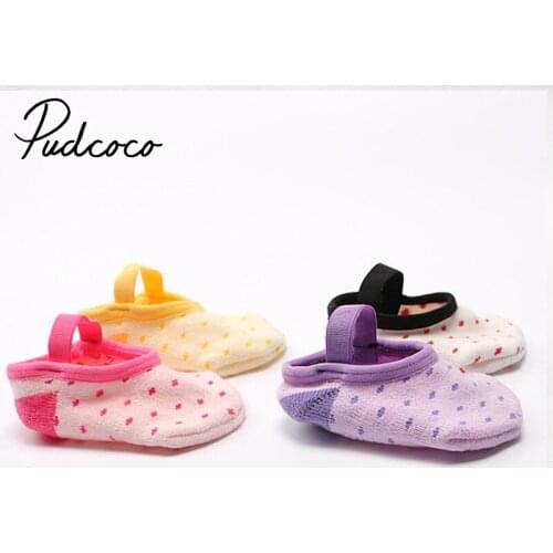 Baby Polka Dot Foot Socks Accessories Girl Anti-slip Cotton Trim Socks Infant Toddler Newborn Elastic Band Slipper Shoes Boots
