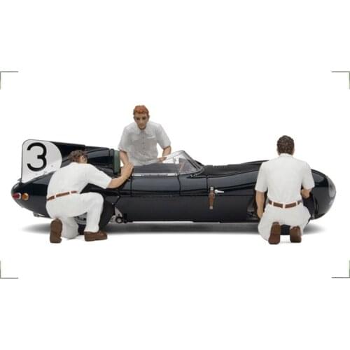 1/18 Scale CMC Repairman Doll for Car Model Scene Simulation Static Resin Dolls Model Collectible Vehicle Accessories Display