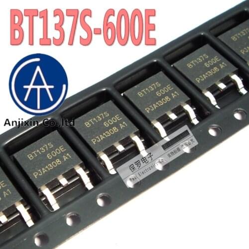 10pcs 100% orginal new triac BT137S-600E BT137S TO-252 large chip 2500 pcs/disk real stock