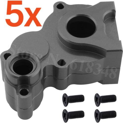5 Sets For HSP Pangolin 94180 180013 (18024) Aluminum Alloy Gear Box Mount (Shell Only) For 1/10 4WD Rock Crawler Car