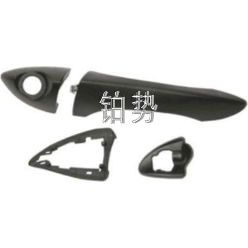 Car Cover plate Lock core left 2006-b mwX5 E53 3.0d M57N 4.4i N62 4.8is 3.0i Left front door outer handle cover Door handle