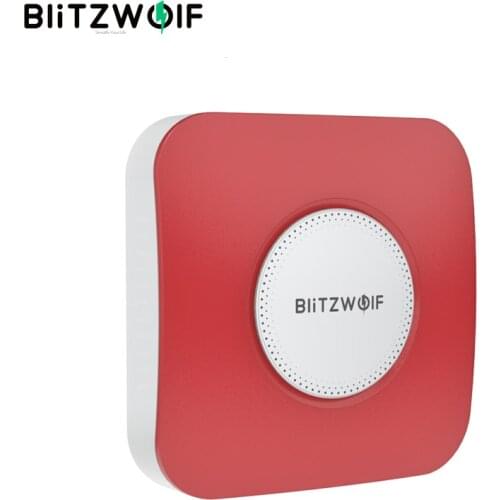 BlitzWolf BW-IS11 Smart Home Wifi Security Alarm Siren App Remote 90dB Smart Leakage Motion Detection Fires Prevention Detector