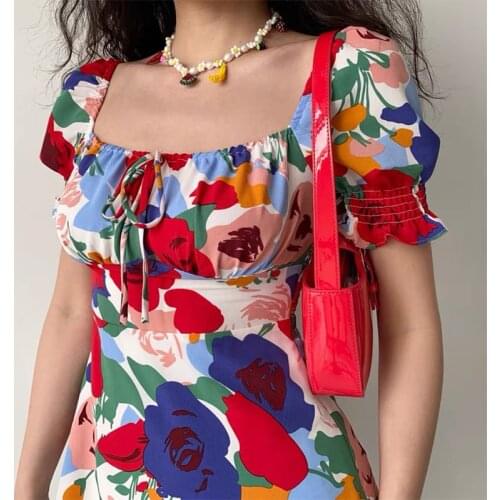 Calelinka Summer Dresses With Print