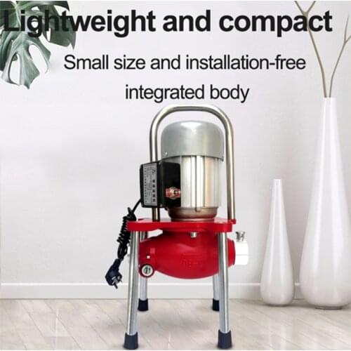 STJ-04 Electric Pipe Dredging Machine Sewer Dredger Toilet Floor Drain Dredging Cleaning Machine Home Tools High Power 1200w