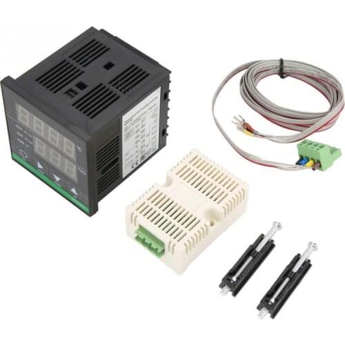 MH0302 Panel Mounted Digital Temperature and Humidity Controller Sensor Cable 72 x 72mm