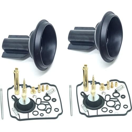 For YAMAHA XTZ750 SUPER TENERE 89-97 XTZ 750 Carburetor Vacuum Diaphragm Slide Piston Air Cut Off Valve Carb Repair Kit 2 Sets