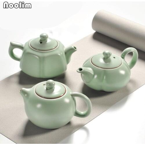 Ceramic Tea Pot Vintage Office Kettle Handmade Kung Fu Drinkware Household High Quality Antique Porcelain Teapots