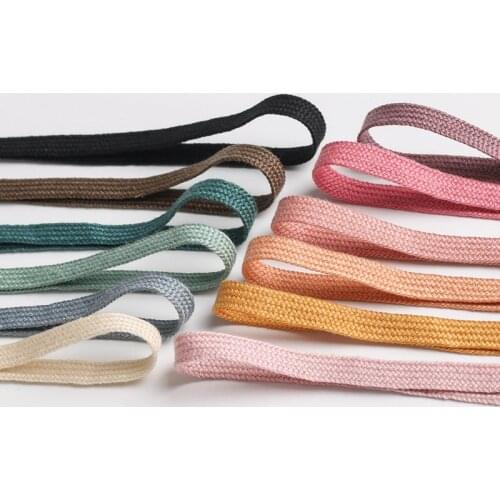 Kewgarden 1/4" 7mm Polyester Cotton Weave Ribbons DIY Bow Handmade Tape Shoelace Accessories Webbing Wholesale 30 Yards