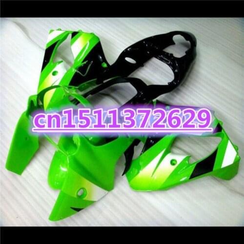 Hot sales Motorcycle Fairing kit for KAWASAKI Ninja ZX-9R 00-01 ZX9R ZX 9R 00 01 2000 2001 Fairings set green+black