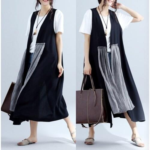 Женские длинные жилеты LuoYFF China At AliExpress