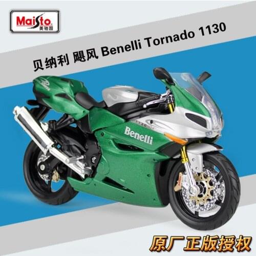 Maisto 1:12 Benelli Tornado 1130 Alloy Diecast Motorcycle Model Workable Shork-Absorber Toy For Children Gifts Toy Collection