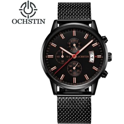 OCHSTIN Fashion Sport Style Date Quartz Watch Men Top Brand Luxury Famous Male Clock Wrist Watches for Men Relogio Masculino