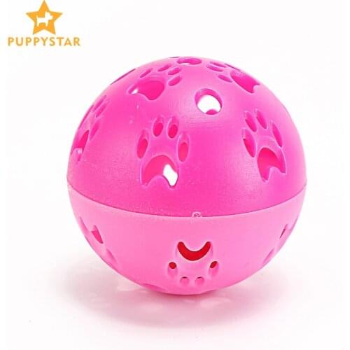 Balls Cat Toy Interactive Solid Plastic Footprint Ball Toys For Cats Kitten Pet Game Cats Training Pet Toys Cat Supplies SJ0013