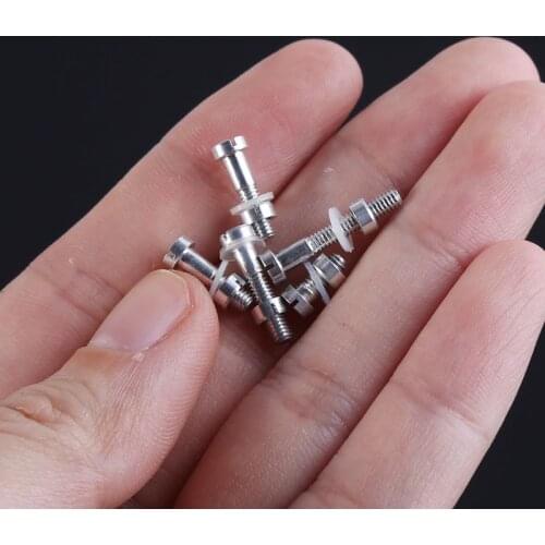 M2.5 Screw Bolt Nut Washers Set Turntable Headshell Cartridge Stylus Mounting Vinyl LP Record Player XXUC