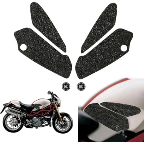 Motorcycle Fuel Tank Grip Decal Traction Pad Side Knee Grip Protector Stickers For DUCATI MONSTER 750 900 620 800S 1000S S4R S2R