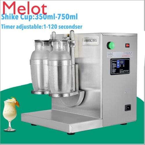 Stainless Steel Milk Shaking Machine Bubble tea Machine Double head Bubble Tea Shaking Machine