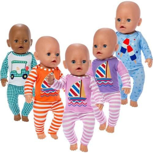 New Suits For 17 Inch Baby Dolls 43cm Clothes Doll Accessories
