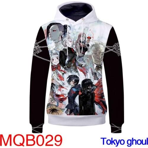 Tokyo Ghoul Cartoon Hoodies Autumn Fashion Hoodie harajuku Hip Hop Pullovers Men Women Hooded Sweatshirt Cosplay Costume Outwear