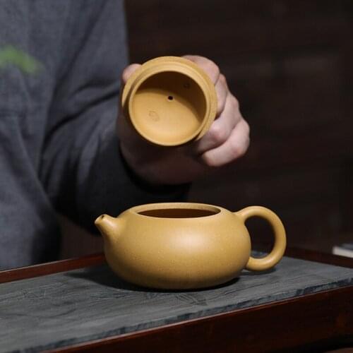 Creative Household Handmade Purple Clay Teapot Pure Handmade Master Genuine Tea Set Set Fruit Teapot Office Household Kettle