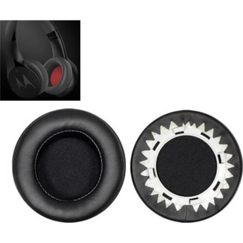 Pair Of Earpads Replacement For Motorola Pulse Escape Wireless Headset Ear Pads Memory Sponge Cover Soft Leather Earmuffs