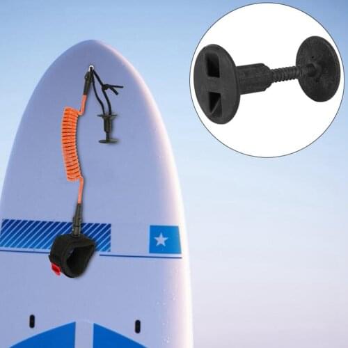 Durable Nylon Surfboard Leash Plug Solid Surfing SUPs Screw Holder Plugs