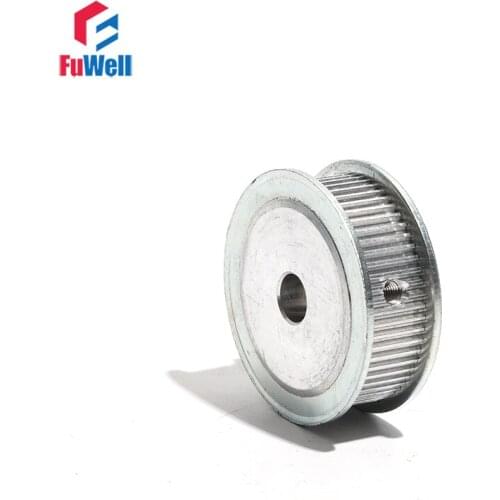 S2M-45T Timing Belt Pulley Aluminum Alloy Synchronous Toothed Pulley S2M 45Teeth 7mm/11mm Belt Width Transmission Pulley