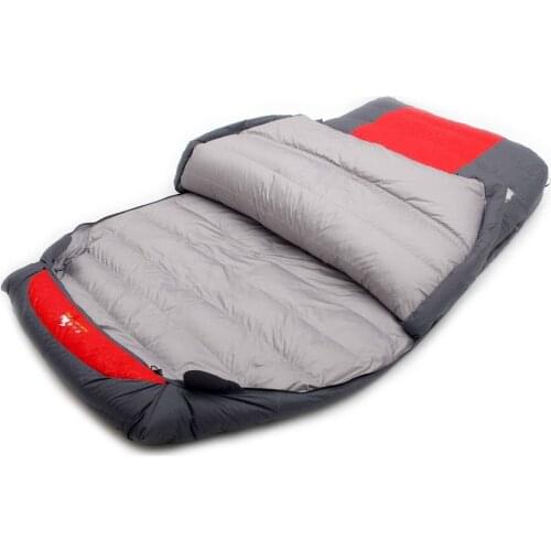 Xueshanfu 2 Person 4500G/5000G Duck Down Filling Professional Warmth Waterproof Comfortable Camping Sleeping Bag Slaapzak