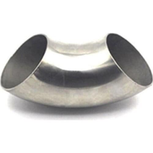 Spiffy 3''/76mm 201 Stainless Steel 90 Degree Bend Elbow Exhaust Pipe