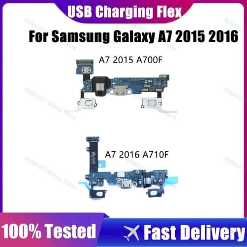 The New Charging Flex Cable Microphone for Samsung A7 2015/2016 USB Charging Port Connector for Replacement