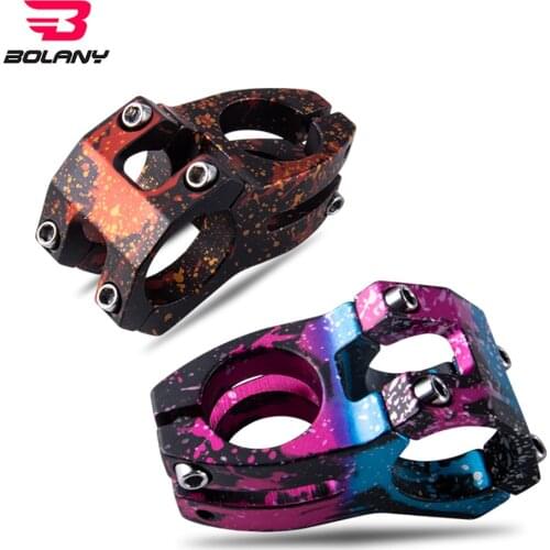 Bolany Bicycle Stem 7075 Aluminum Alloy CNC Seat Tube 28.6 Steerer For 31.8mm MTB Road Bike Handlebar Accessories