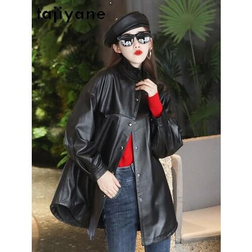 Tajiyane Genuine Leather Jacket Women Spring 2021 Korean Sheepskin Coat Female Casual Coats and Jackets Veste Femme Pph4591
