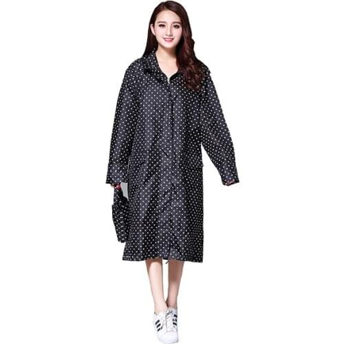 Womens Stylish Rain Poncho Waterproof Rain Coat with Hood Sleeves Pocket Hooded Womens Raincoat Adult Poncho Hiking XX10