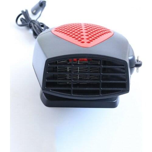 12V Portable Car Heater & Cooler Defrost Defogger Automobile 3-Outlet Plug Adjustable Thermostat Fast Cooling Heating
