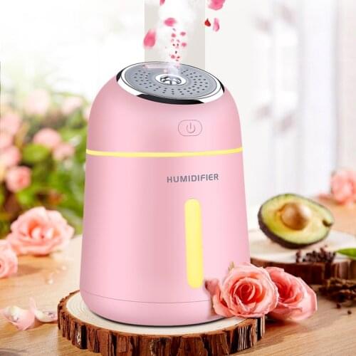 330ml Aromatherapy Humidifier Essential Oil Diffuser Air Vaporizer With USB Fan Cooling And Led Light Mini USB Aroma Diffuser