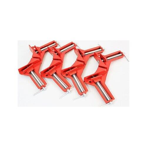 4Pcs 90 Degrees Angle Clamp Right Angle Woodworking Frame Clamp DIY Fish Tank XWJ