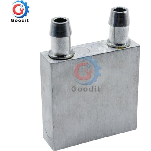 40x40x12mm Aluminum Liquid-Water Cooling Block For Computer CPU Radiator for PC And Laptop CPU Silver Heat Sink System