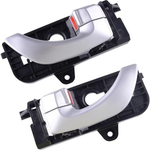 1 Pair Car Front Inside Silver Door Handle Fit For Hyundai Sonata 2006 2007 2008 826103K020 826203K020
