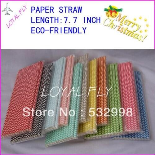 EMS Free shipping 2000pcs/lot chevron paper straws,color paper straws for party favor,paper drinking straws140 kinds color