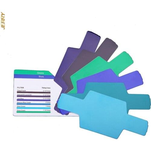 Hot Selling 20 Speedlite Color Gel Filters For Canon Camera Photography