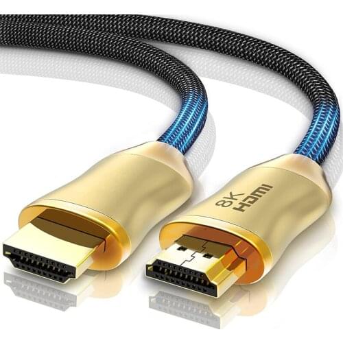 HDMI 2.1 Cable for Xiaomi Xbox Serries X Samsung TV Chromebook Laptops Projector 8K 60Hz 4K 120Hz 48Gbps ARC Video Cord 1M 2M 3M