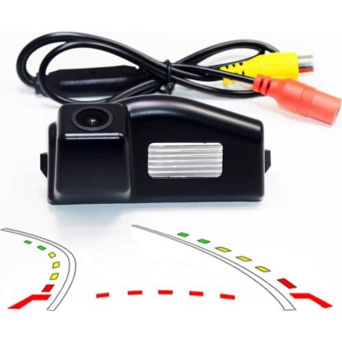 Dynamic Trajectory Tracks Camera For Mazda 2 3 M2 M3 Demio DE Hatchback backup reverse CCD HD Car Rear View parking camera