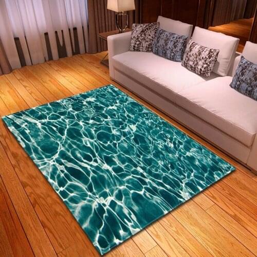 Beautiful waves, sea, individual art, door mat, carpet, non-slip mat, floor mat, bedroom, living room, home decoration