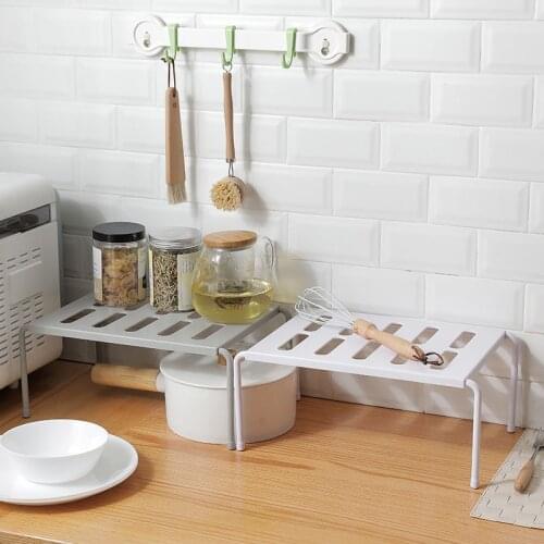 Kitchen Storage Rack Durable Retractable Spice Seasoning Shelf Multifunctional Home Closet Organizer Kitchen Storage Racks