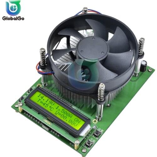 150W Constant Current Electronic Load 60V 10A 1602 LCD Display Battery Tester Discharge Capacity Tester Meter Tool