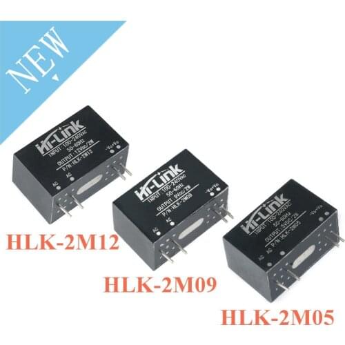 AC-DC Mini Isolation Switch Power Supply Module 220V to 12V/5V/9V/3.3V HLK-2M05 HLK-2M09 HLK-2M12 For Smart Home Switch HLK 2M