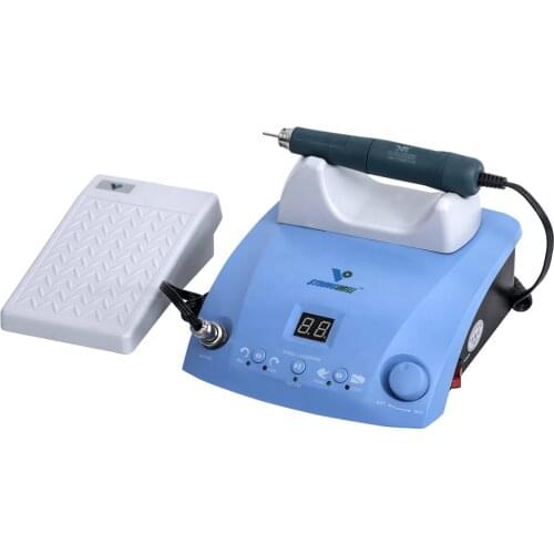 STRONG DRILL 50000rpm Dental Micro motor Double-lock handpiece brushless micromotor nail drill machine QZ60 with 107 handpiece