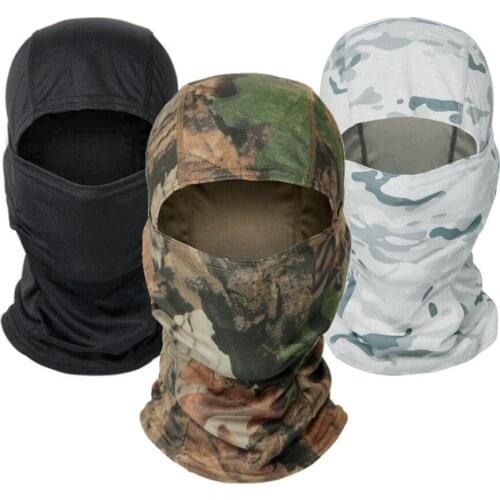 Multicam Militaire Bivakmut Print Volledige Gezicht Schild Jacht Vissen Camping Fietsen Helm Liner Cap Tactische CamouflageSjaal