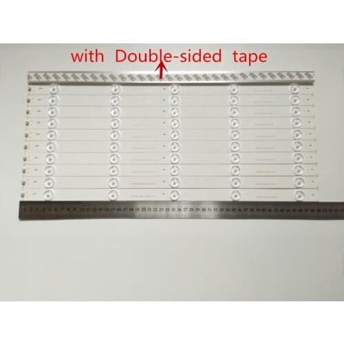 Novo Kit)5set= 55 pçs/5LEDs 493 milímetros tira conduzida luz de fundo SVH500A24 5LED REV06 REV07 para 50 "Hisense TV